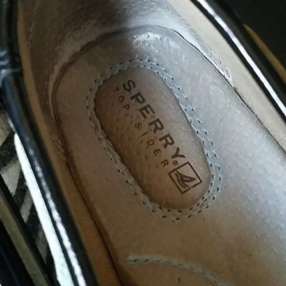 Sperry topsider Zebra Print shoes